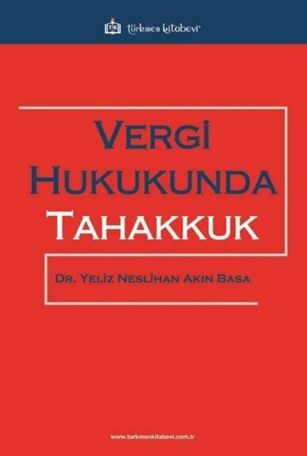 Vergi Hukukunda Tahakkuk - Türkmen Kitabevi - Image 1