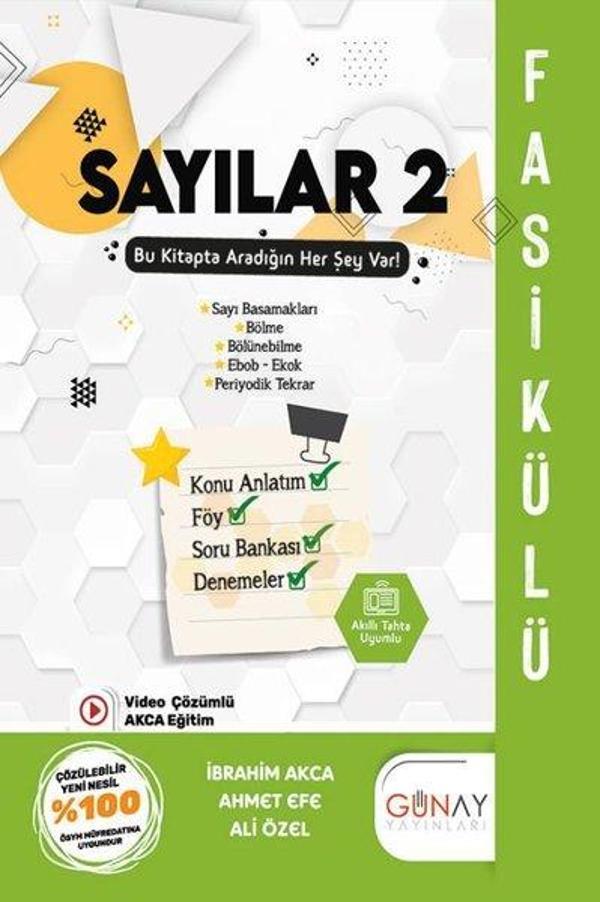 TYT Sayılar 2 Fasikülü - Günay Yayıncılık - Image 1