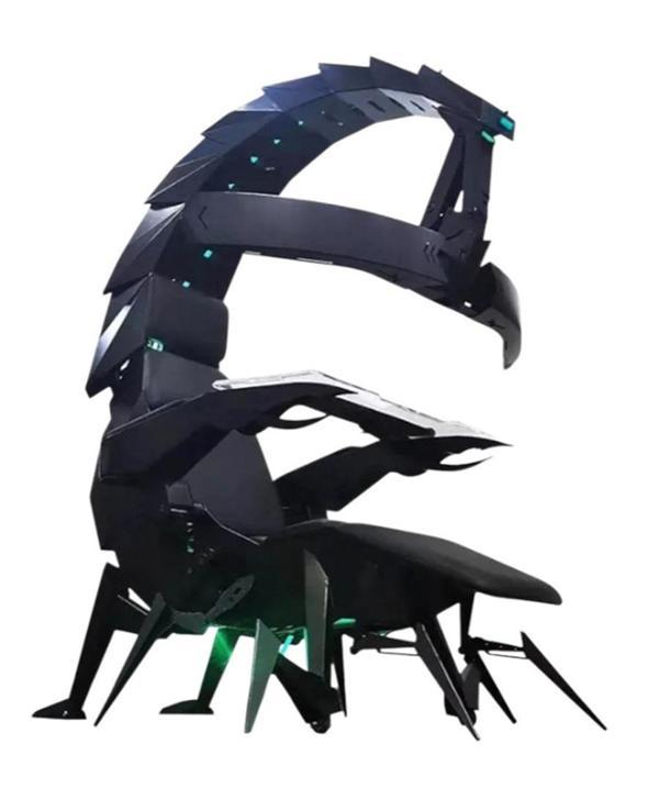 TWISTED MINDS SCORPION RGB ELEKTRİKLİ KARBON ÇELİK PROFESYONEL GAMING SIMULATOR - Image 1