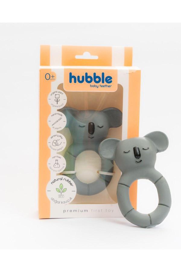 Hubble Bebek Diş Kaşıyıcı Ve Oyuncak - Koala Halkalı Şekilli Dişlik (%100 Doğal Kauçuk) - Image 1