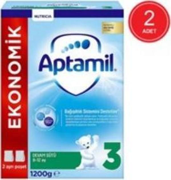 Aptamil 1200 gr 3 No - 2 Adet - Image 1