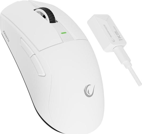 Rampage ZENITH BT+Wired+2.4G Beyaz Kablosuz PAW3395 NORDIC 52833 MCU Gaming Oyuncu Mouse 41652 - Image 1