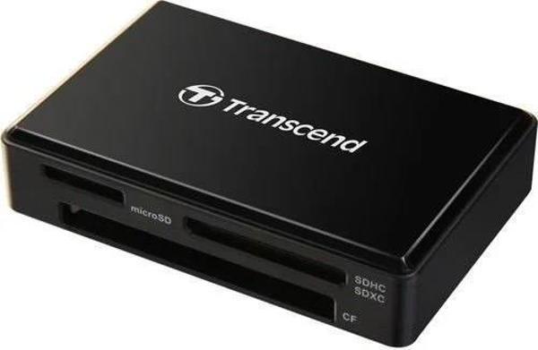 TRANSCEND TS-RDF8K2 ALL-IN-1 MEMORY CARD READER USB 3.0/3.1 Gen 1, BLACK - Image 1