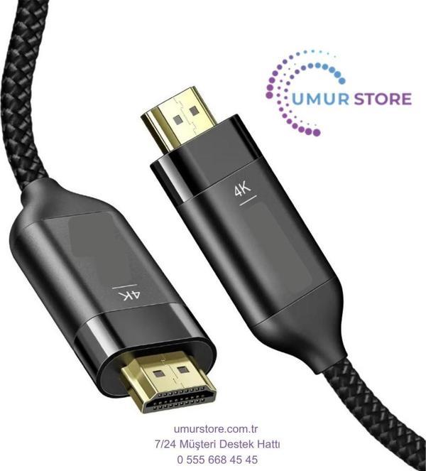 4K 60Hz Örgü HDMI 2.0 Kablosu - 2m - Image 1