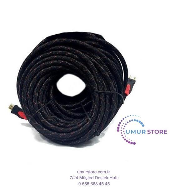 Hdmi Kablo Filtreli+Örgülü Full Hd 1080P 30 Metre - Image 1