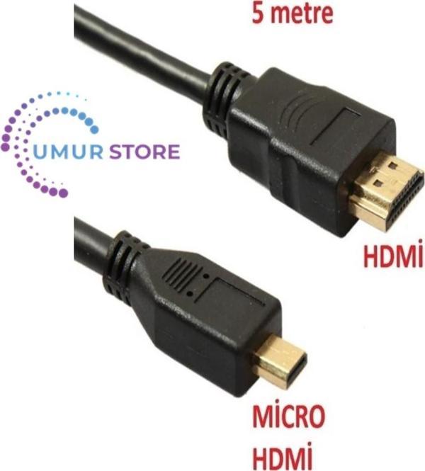 HDMI To Micro HDMI 5 Metre Kablo - Image 1