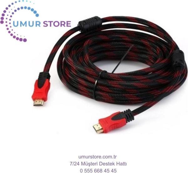 Hdmi Kablo 3 Metre 3d 4k Full Hd Hdmi Tv Uydu Alıcısı Kablosu - Image 1