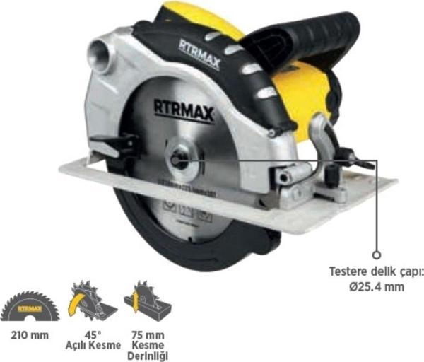 Rtrmax Daire Testere 1800W 210 Mm (Rtm385) - Image 1