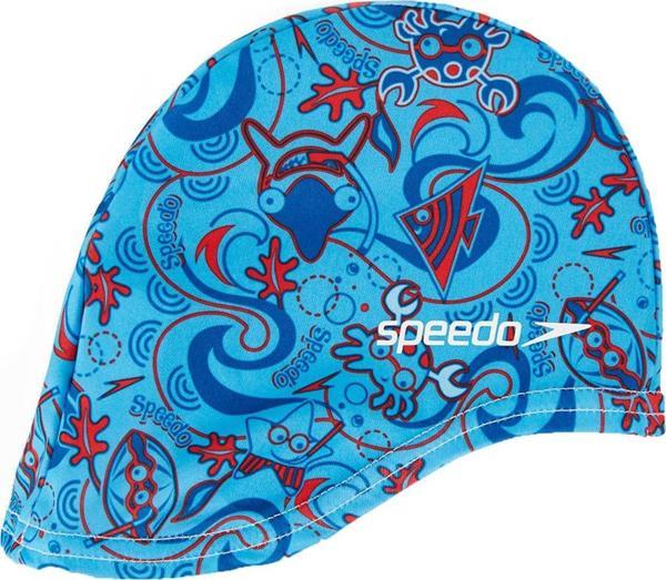 Speedo SEA SQUAD POLYESTER CAP IU Unisex Çocuk Bone Mavi - Image 1