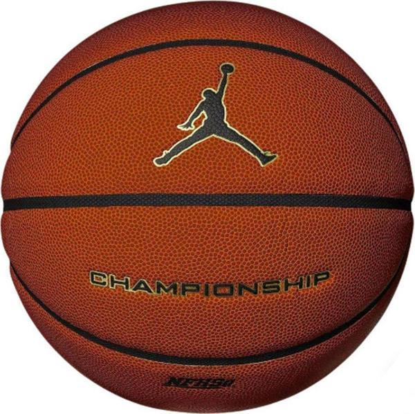 Nike JORDAN CHAMPIONSHIP 8P DEFLATED NFHS Unisex Basket Topu Amber / Siyah - Image 1