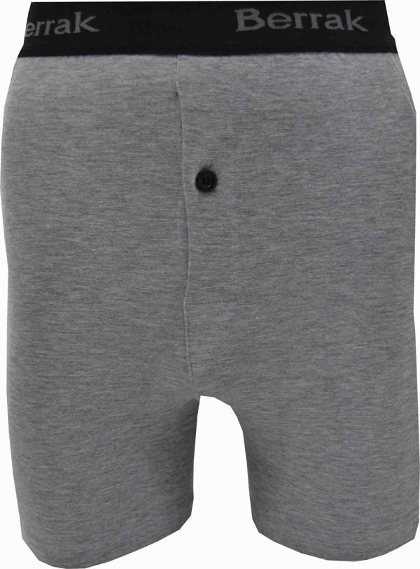 Erkek Likralı Düğmeli 3 Lü Boxer Berrak-1059 - Image 1