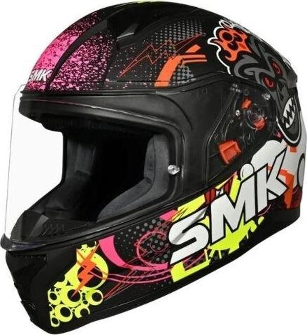 SMK KASK Bionic Chimpz Kapalı Çocuk Kask MA267 - Image 1
