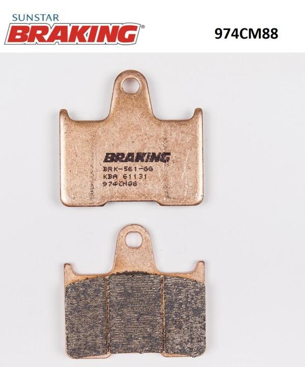 SİNTERLİ ARKA FREN BALATASI HARLEY D. XL 883 L SUPERLOW 883cc 2014-2018 - Image 1