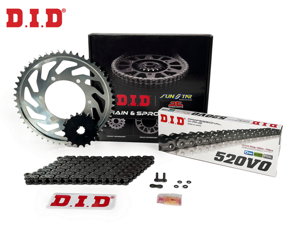 ZİNCİR DİŞLİ SETİ DUCATI MONSTER 620cc ZİNCİR: DID-520 ORING-106 ÖN-ARKA DİŞLİ: JT 15T-46T 2002-2003 - Image 1