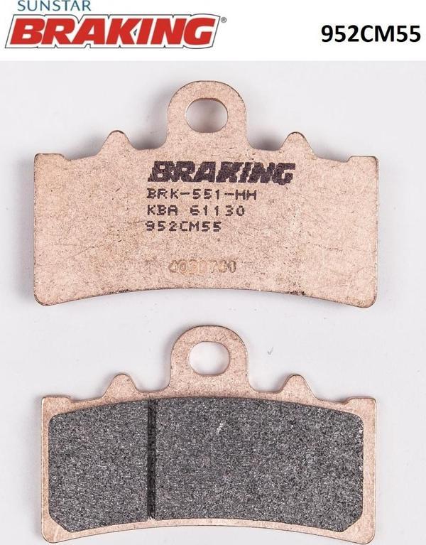 SİNTERLİ ÖN FREN BALATASI VOGE SR4 MAKSİ 350cc ÖN İKİ TAKIM KULLANIR 2021-2023 - Image 1