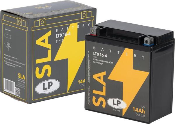 SLA AKÜ MB LTX16-4 14 A KG: 5 L:150 W:87 H:163 CCA: 230 TRIUMPH TIGER XR X T 800cc 2015-2020 - Image 1