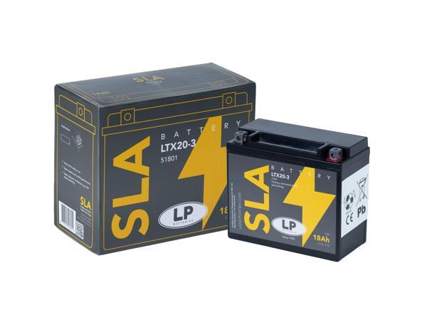 SLA AKÜ MB LTX20-3 18 A KG: 5,9 L:175 W:87 H:155 CCA: 310 YAMAHA XVS MIDNIGHT STAR 1300cc 2007-2015 - Image 1