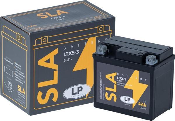 SLA AKÜ MB LTX5-3 4 A KG: 1,8 L:113 W:70 H:105 CCA: 80 YAMAHA WR F 250cc 2003-2021 - Image 1