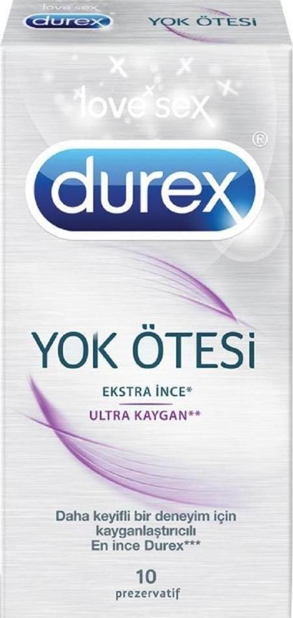 Durex Yok Ötesi Ekstra İnce Ultra Kaygan 10 Prezervatif - Image 1