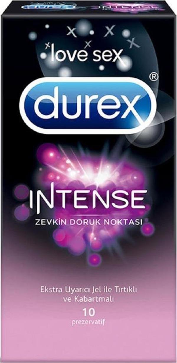 Durex İntense Pezervatif 10 Adet Prezervatif - Image 1