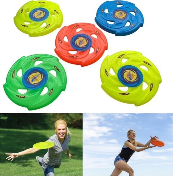 Mubx Frizbi Fırlatma Diski 5-Li Set 24 Cm Bahçe Plaj Kumsal Oyuncağı - Image 1