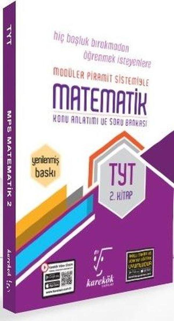 TYT Matematik Konu Anlatımı ve Soru Bankası 2. Kitap - Karekök Eğitim Yayınları - Image 1
