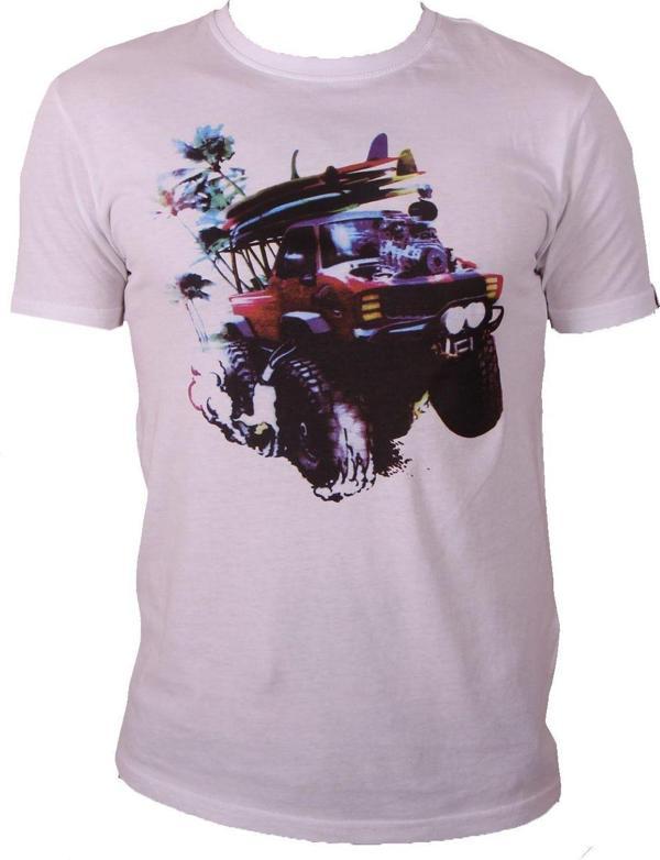 Quiksilver Classic Monster Garden Çocuk Beyaz Tshirt Eqbzt03465t-wbb0 - Image 1