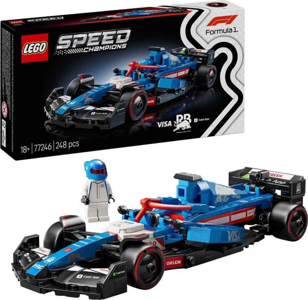 LEGO Speed Champions Visa Cash App RB VCARB 01 F1 Yarış Arabası 77246 - Image 1