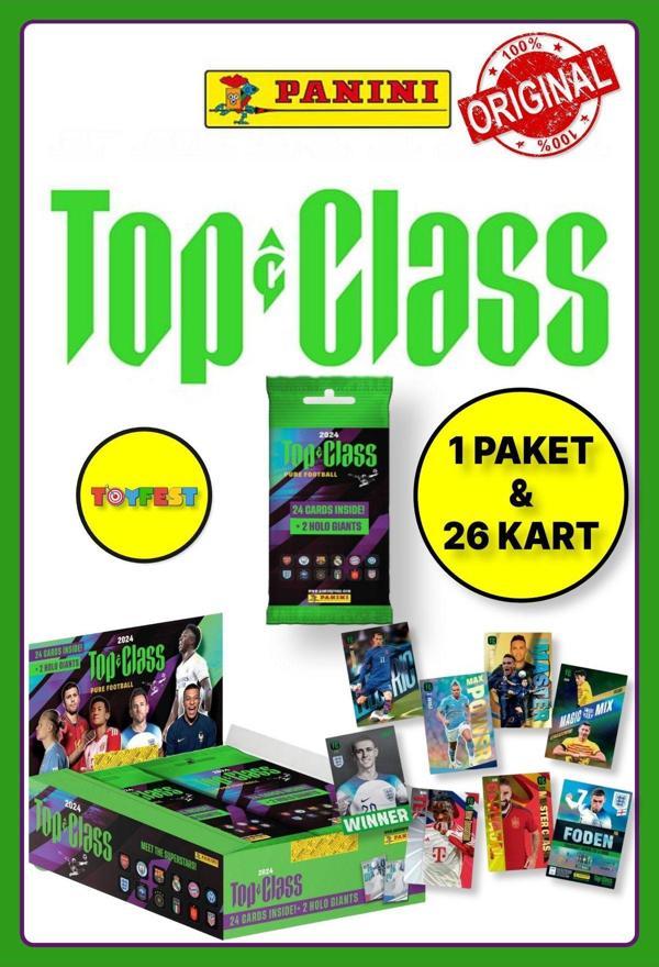 Panini Fifa Top Class 2024 Fat Pack Futbolcu Kartları + 1 Paket (24 Adet Kart + 2 Holo Giants Kart) - Image 1
