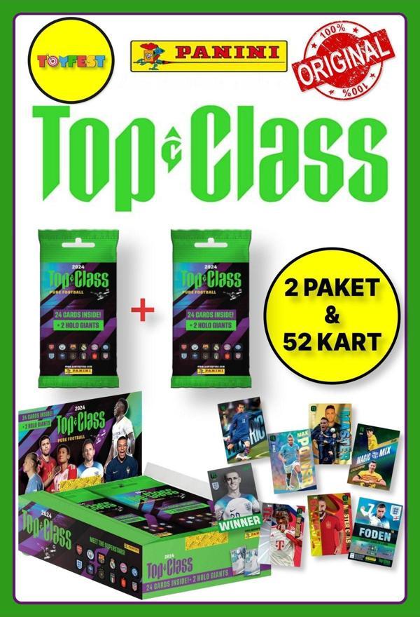 Panini Fifa Top Class 2024 Fat Pack Futbolcu Kartları + 2 Paket (48 Adet Kart + 4 Holo Giants Kart) - Image 1