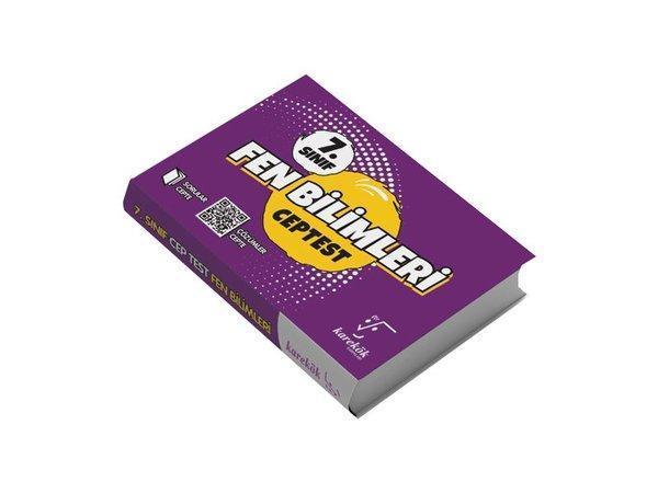 7.Sınıf Fen Bilimleri Cep Test - Karekök Eğitim Yayınları - Image 1