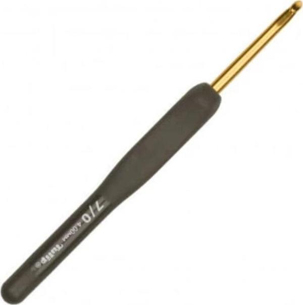 4 mm 14 cm Siyah Yumuşak Saplı Yün Tığı - Image 1