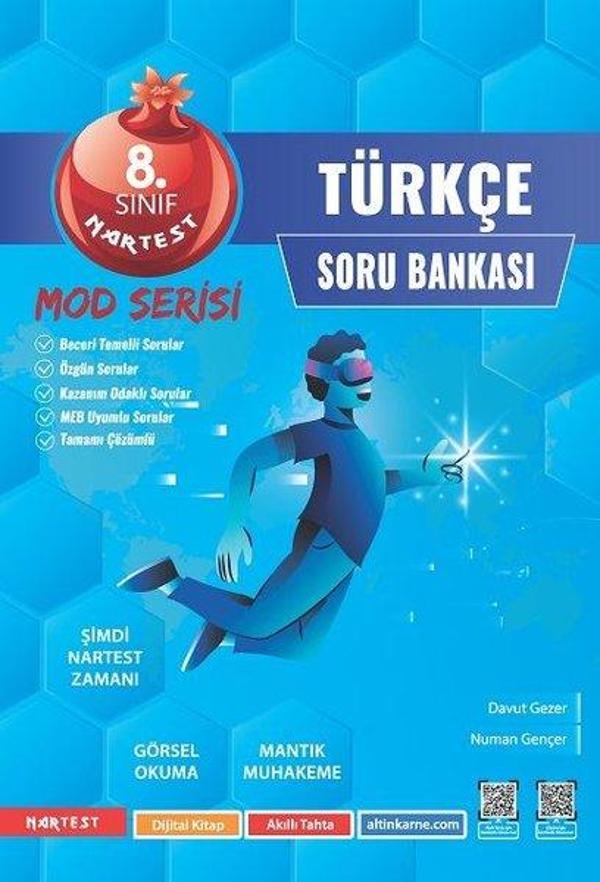 8. Sınıf Mod Türkçe Soru Bankası - Nartest Yayınevi - Image 1