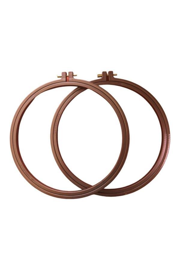 Plastik Nakış Vidalı Kasnak 19 Cm 2 Adet - Image 1