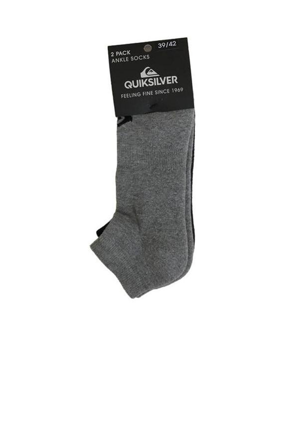 Quiksilver E_day Low Cut Socks Erkek Antrasit Çorap Teqyaa07006-20221 - Image 1