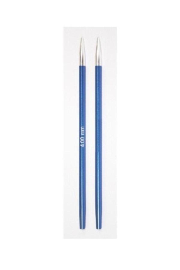 Knitpro Zing Kısa 4,00 Mm Değiştirilebilir Metal Misinalı Şiş Ucu - Image 1