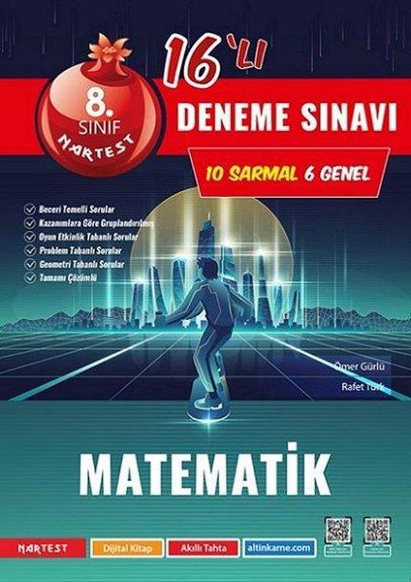 8. Sınıf Mod Matematik 16 Deneme Sınavı - Nartest Yayınevi - Image 1
