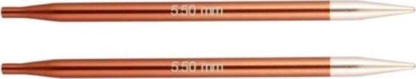 Knitpro Zing Kısa 5,50 Mm Değiştirilebilir Metal Misinalı Şiş Ucu 47526 - Image 1
