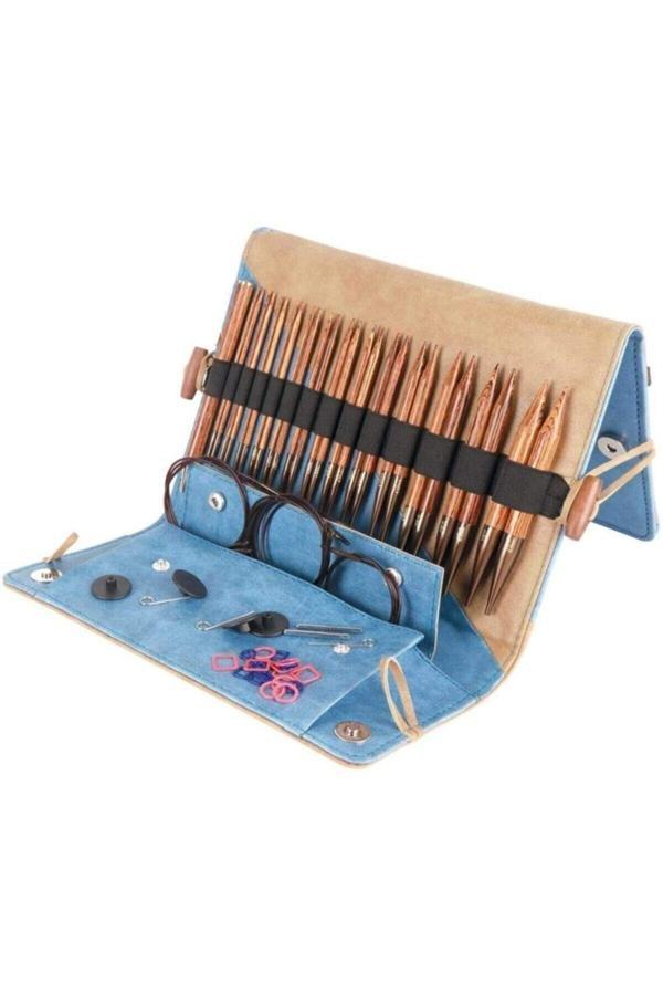Ginger Premium Çantalı Değiştirilebilir Misinalı Şiş Seti 11'li Tam Set - Image 1