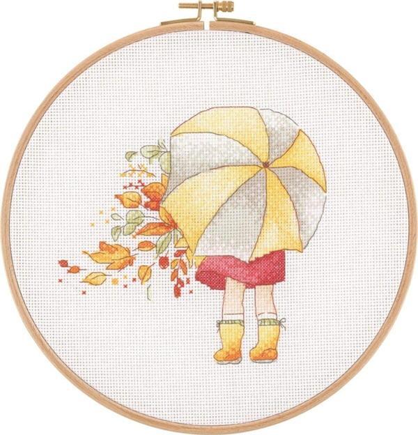 Tuva Kanaviçe Ahşap Kasnaklı Kit E2607 26 Cm - Image 1