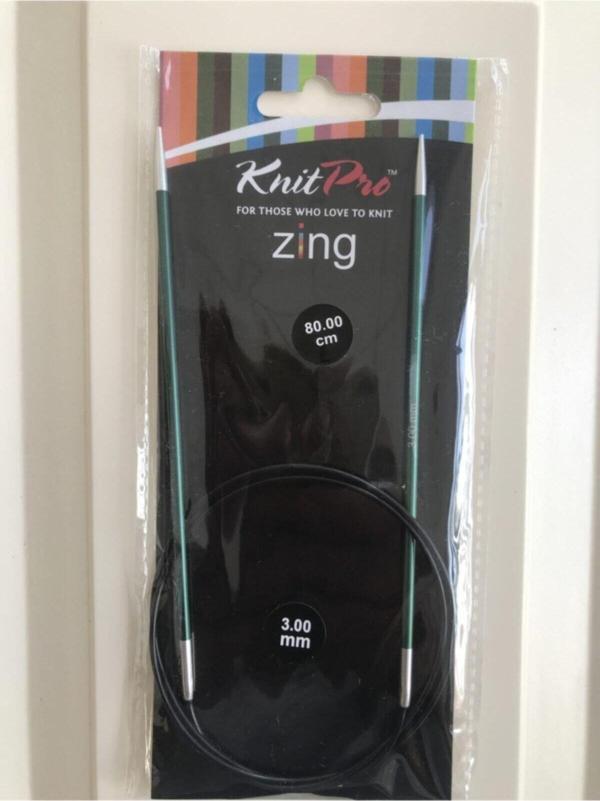 Knitpro Zing 80cm 3,00mm Misinalı Örgü Şişi - Image 1