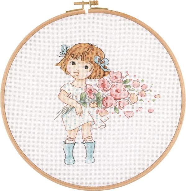 Tuva Kanaviçe Ahşap Kasnaklı Kit E2601 26 Cm - Image 1