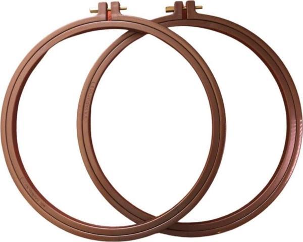 Plastik Nakış Vidalı Kasnak 25 cm 2 Adet - Image 1