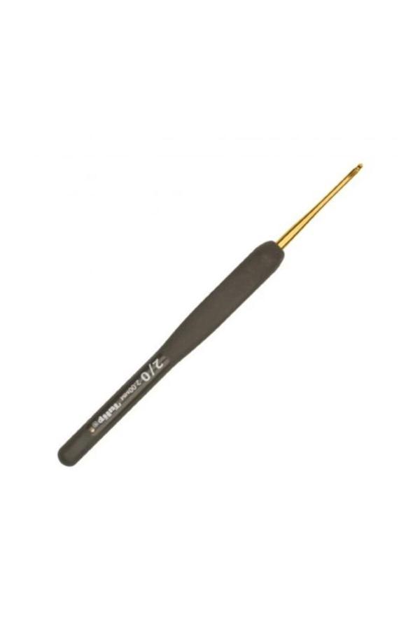2 mm 14 cm Siyah Yumuşak Saplı Yün Tığ - Image 1