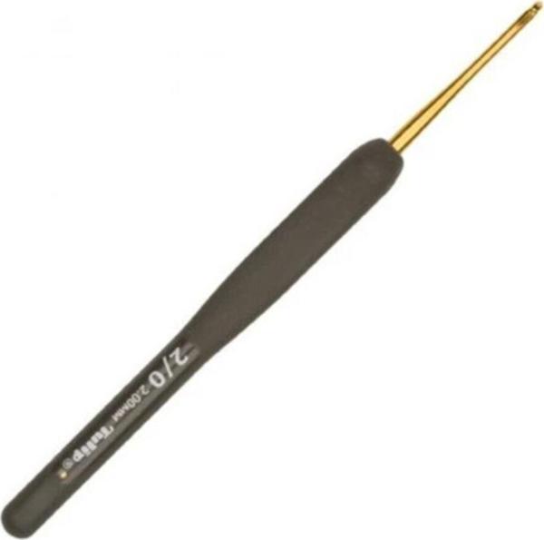 2 mm 14 cm Siyah Yumuşak Saplı Yün Tığ - Image 1