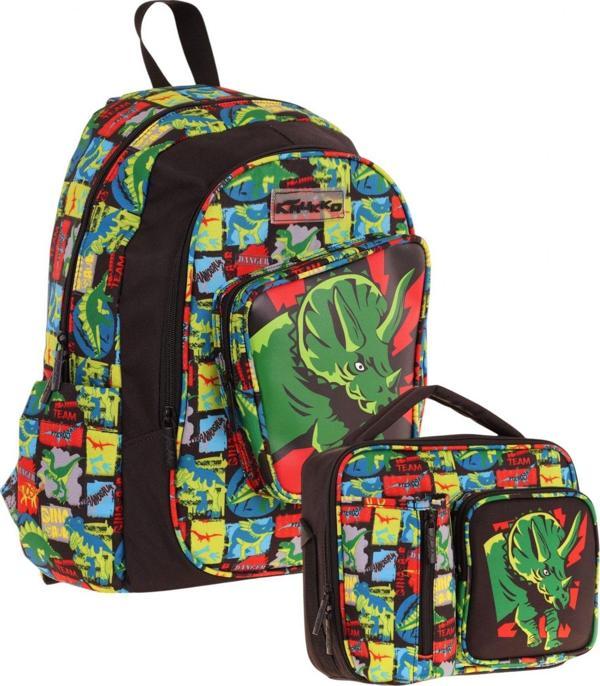 Kaukko Kids 3D Gergedan Detaylı Okul Çantası (L5263) ve Thermo Beslenme Çantası (L7263) Seti - Erkek Çocuk - Image 1