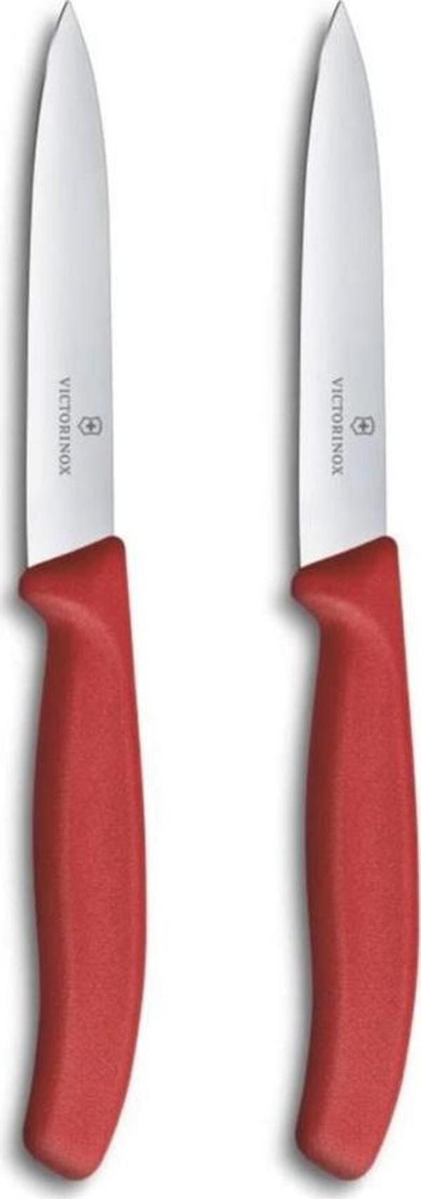 VICTORINOX Kırmızı 10 cm Soyma Bıçağı - Image 1