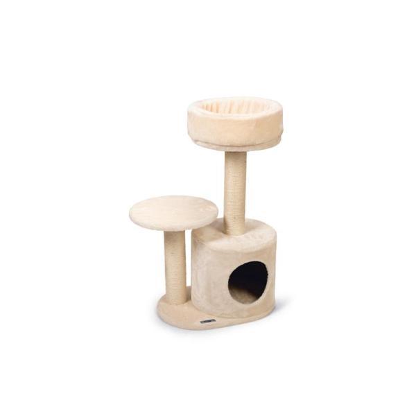 Karlıe Bej 2 Katlı Evli Tırmala Tahtası (50x35x85) - Image 1