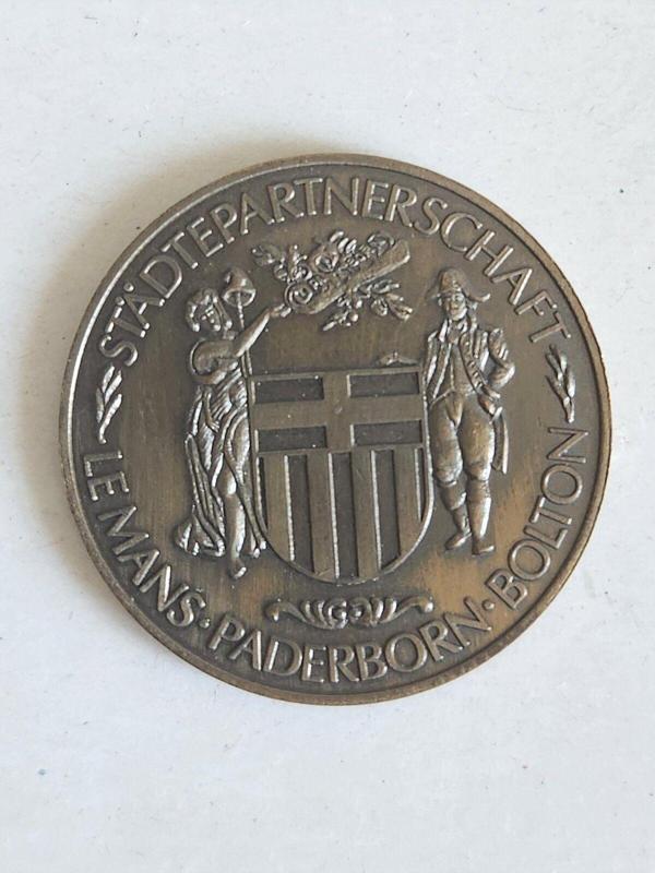 Edi Antik 1977 Almanya Paderborn Şehir Madalya. 3.5Cm Çap - Image 1