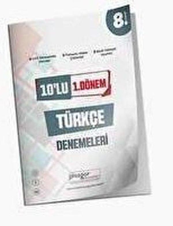 8. Sınıf Pisagor 1. Dönem 10'lu Türkçe Branş Denemeleri - Zeka Küpü Yayınları - Image 1